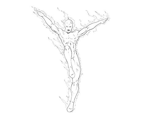 Fantastic 4 Human Torch Fly | Mario