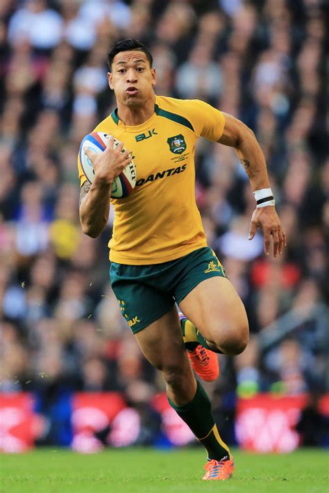 Israel folau is one of the best rugby players australia has produced. Israel Folau - Israel Folau Photos - England v Australia ...
