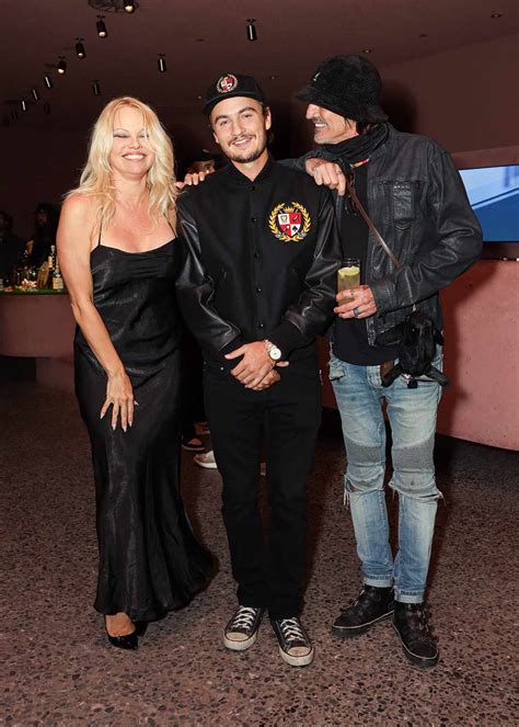 Pamela Anderson And Tommy Lee Reunite To Support Son Brandon Lee