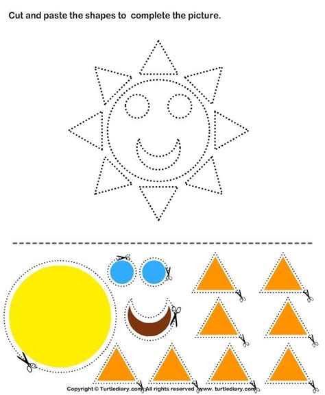 Teach Child How To Read Free Color Cut And Paste Worksheets For