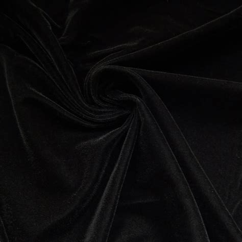Wholesale Luxe Triple Velvet Fabric Black 30 yard bolt - Fabric Direct
