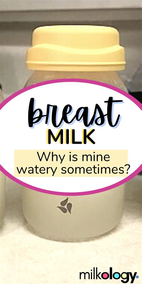 help my breast milk is watery — milkology®