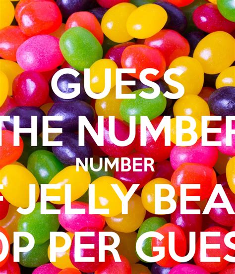 Guess How Many Jelly Beans In The Jar Template