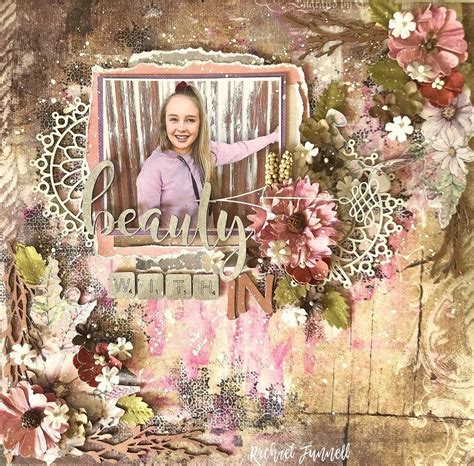 Gorgeous Girly Layout From Rachaelfunnell Today And 🎥video Tutorial