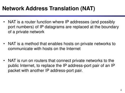 PPT Network Address Translation NAT PowerPoint Presentation Free