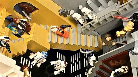This Lego Star Wars Mc Escher Diorama Defines Awesome