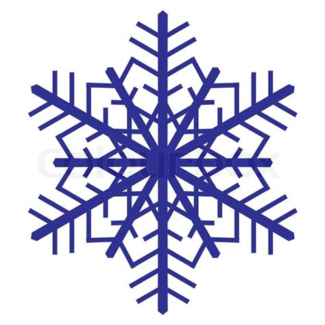 Decorative Snowflake Vector Stock Vector Colourbox