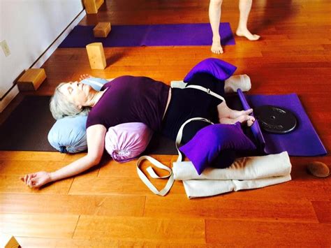 Blankets, in yin yoga, can also be used in place of a regular yoga mat. Supta Baddha Konasana | Yoga techniques, Restorative yoga ...