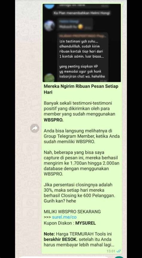 Contoh Broadcast Whatsapp Yang Menarik | Maketers