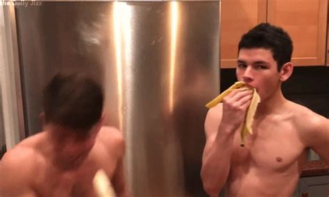 We Love Hot Guys Guys Deepthroat A Banana