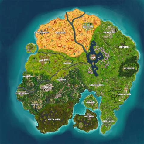 Fortnite Og Season 5 Chapter 1 Map And All Its Changes Tgs