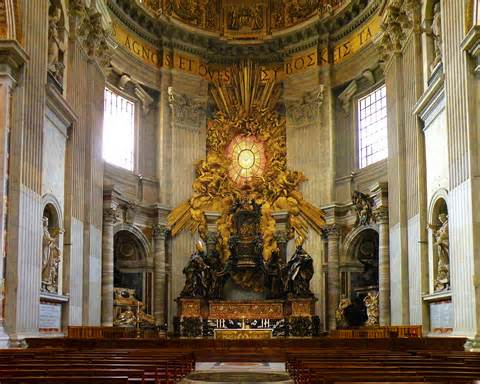 The indigenous st peter's basilica, nowadays forgotten, was constructed by will of emperor constantine around 320 ad in the area where saint peter had been martyrized (together with other christians) close to the circus of nero that, in fact, rose in the vicinity. The Apse of St. Peter's Basilica - Experiencing The Divine