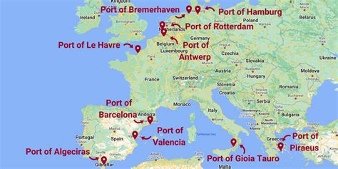 Rotterdam Port Map
