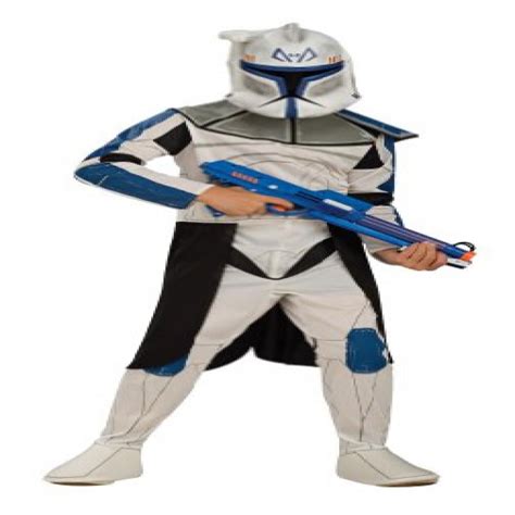 Star Wars Clone Wars Clone Trooper Childs Captain Rex Costume Medium