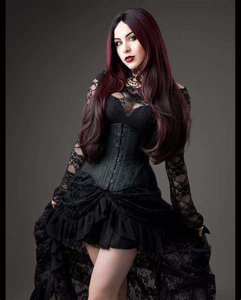 Gothic Goth Dark Fashion Dress Corset Victorian Gothic Meisjes