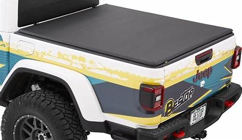 Bed Soft Folding Tonneau Cover EZROLL from Bestop Jeep Gladiator JT