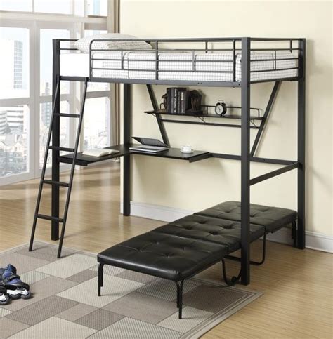 Double Bunk Beds With Fold Out Single Bed And Under Storage Hot Sex Picture