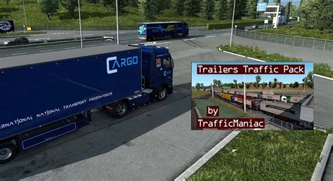 Trailers In Traffic Pack V45 By Trafficmaniac 137x Ets2 Mods