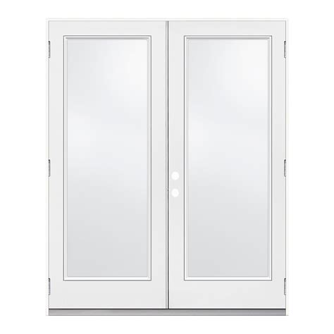 Jeld Wen Windows And Doors 5 Ft French Door 1 Lite Door Glass Lowe