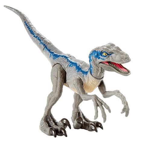 Figura Dinossauro Velociraptor Blue Ataque Selvagem Jurassic World Mattel