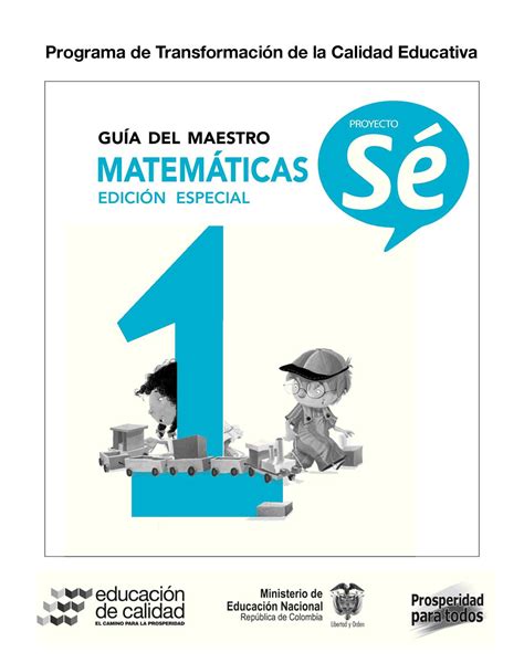Calaméo Guía Del Maestro De Matemáticas 1°