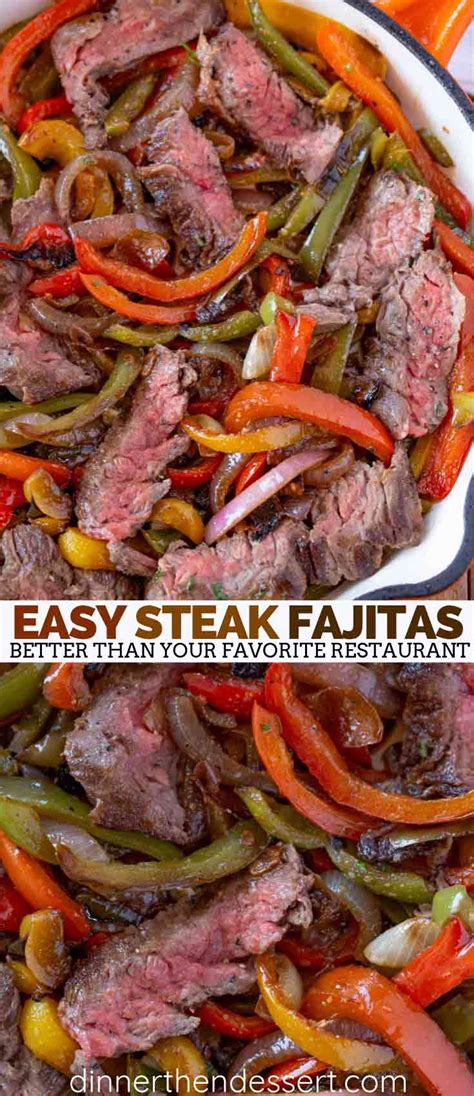 Marinated for hours in lime juice, garlic, and cumin — so good you'll never use another recipe again! Super Easy Steak Fajitas (in one skillet!) - Dinner, then ...