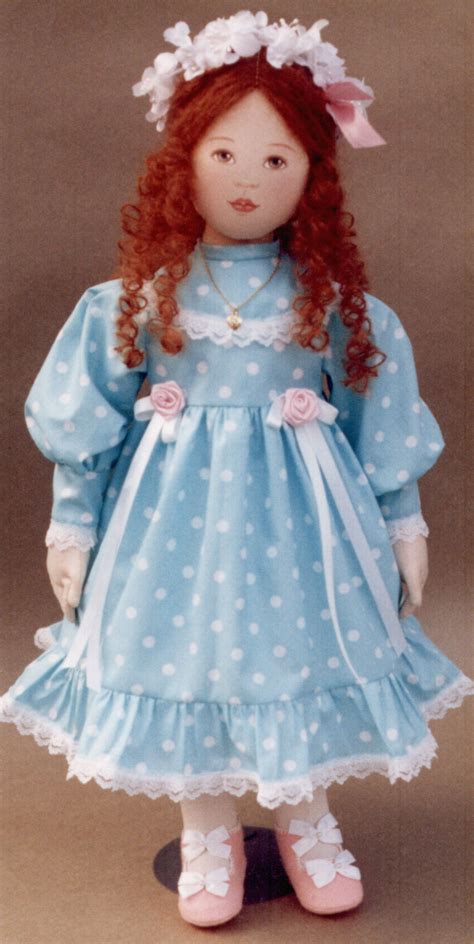 Patterns can also be moved or taken down. Lillie Ann by Kezi - Cloth Doll Pattern