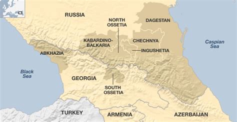 North Caucasus Guide To A Volatile Region Bbc News