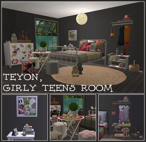 Teyon Teens Bedroom Downloads Bps Community Mira Sims 2