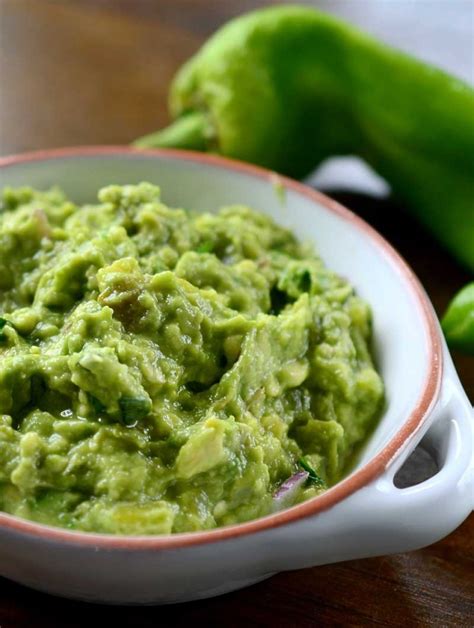 Roasted Hatch Chile Guacamole Lifes Ambrosia