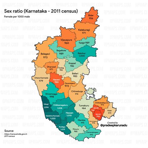 Pradeep On Twitter Sex Ratio Karnataka