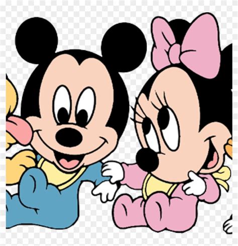 Disney Mickey And Minnie Babies Clipart Disney Cut Files Mouse Die Cuts