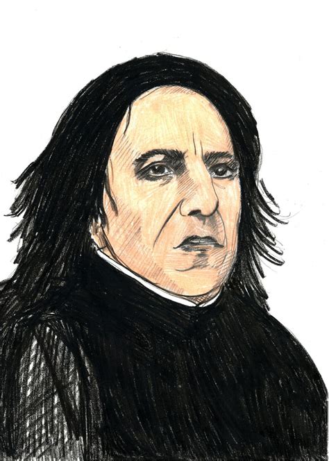 Seit der premiere des ersten teils vor 17 jahren sind leider schon viele schauspieler der magischen zauberwelt verstorben. How to Draw Severus Snape: 7 Steps (with Pictures) - wikiHow