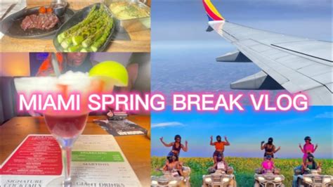 Miami Spring Break Vlog 2023🌴☀️ Youtube