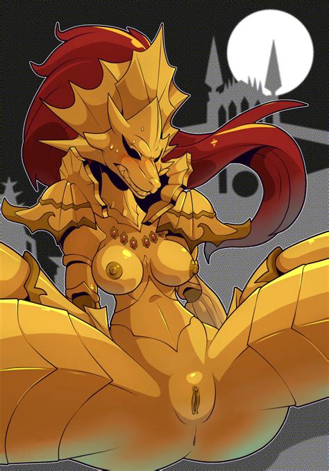 Rule Anthro Anus Armor Blush Breasts Dark Souls Dragon Slayer