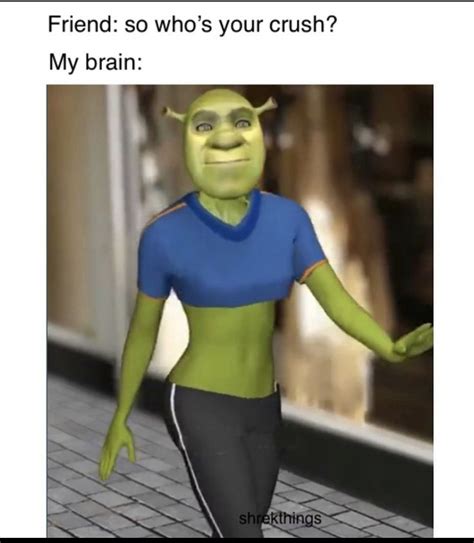 Shrexy 🥵 Shrek Memes Shrek Funny Cartoon S