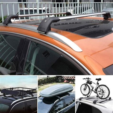 2pcs Fit For Hyundai Kona 2018 2019 2020 2021 Roof Rail Rack Cross Bars