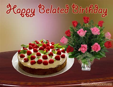 People will still be happy if you are late, then never to congratulate a birthday. carrie luhta - "I am here to back you up." | Belated ...