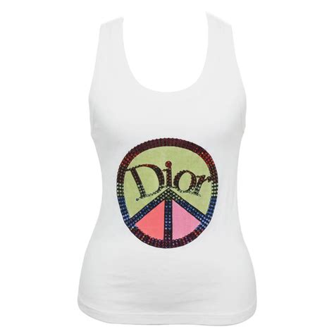 ✅ free shipping on many items! Christian Dior by John Galliano Peace Tank Top T-shirt ...