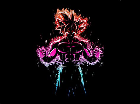 Ultra Instinct Goku 4k Wallpaper Black Background Dragon
