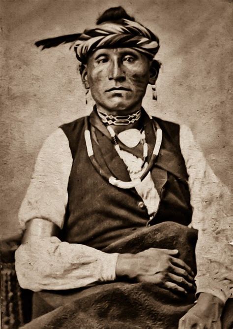 Osage Man At Fort Smith In Arkansas 1865 Native American Indians