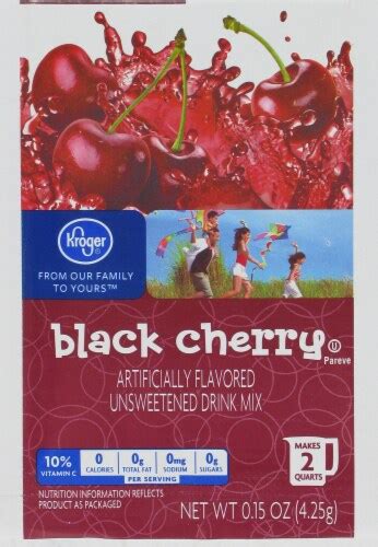 Kroger Black Cherry Drink Mix 15 Oz Bakers