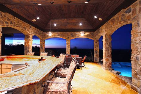 67 coupons and 2 deals which offer 15% off and extra. Belvedere in Lake Travis Outdoor Kitchen Bar Area by ...