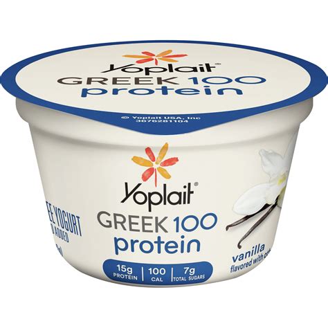 Yoplait Greek 100 Protein Vanilla Yogurt, 5.3 Oz. - Walmart.com ...