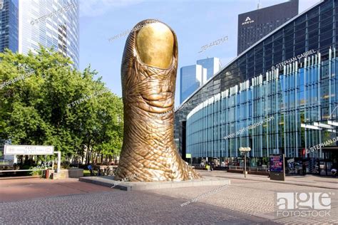 Le Pouce Giant Thumb Sculpture Artist César Baldaccini Skyscrapers