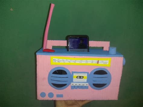 📻 📻 How To Make A Radio With Sound Amplifier Made Of Cardboard Cómo