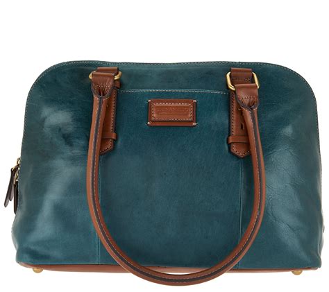 Tignanello Vintage Leather Rfid Saddle Bag On Qvc Keweenaw Bay