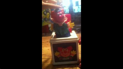 Vintage 1987 Mattel Jack In The Music Box Clown Toy Youtube