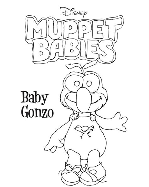 Muppet Babies Coloring Pages Free Coloring Pages