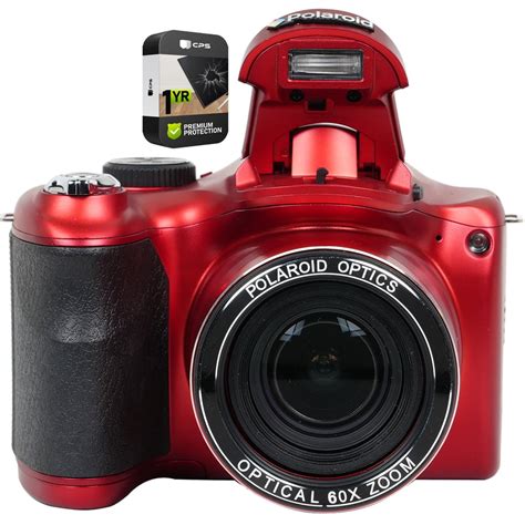 Polaroid Ie6035 Red Stk 4 18mp 60x Optical Zoom Digital Camera Red